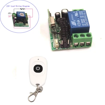 Universal DC 24V 1CH mini RF Wireless Remote Control Light Switch Learning Code Receiver Transmitter 315/433MHz
Universal DC 24V 1CH mini RF Wireless Remote Control Light Switch Learning Code Receiver Transmitter 315/433MHz