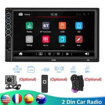 SWM N6 2 din Car Radio 7" HD Autoradio Multimedia Player 2DIN Touch Screen Stereo Video MP5 Bluetooth USB AUX FM Backup Camera
SWM N6 2 din Car Radio 7" HD Autoradio Multimedia Player 2DIN Touch Screen Stereo Video MP5 Bluetooth USB AUX FM Backup Camera