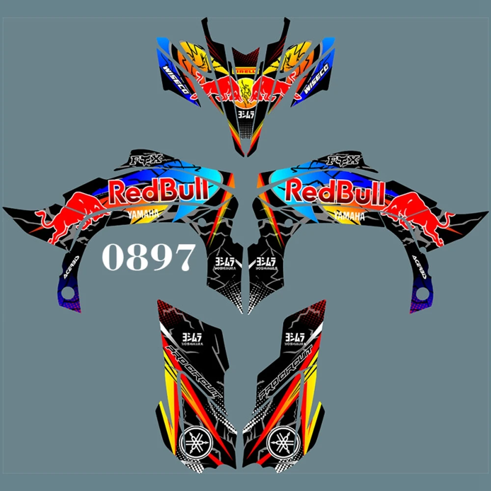 For YAMAHA YFZ450R 2009-2013 Graphics Decals Stickers Custom Number Name 3M Full Motorcycle Backgrounds Stickers Accessories
For YAMAHA YFZ450R 2009-2013 Graphics Decals Stickers Custom Number Name 3M Full Motorcycle Backgrounds Stickers Accessories