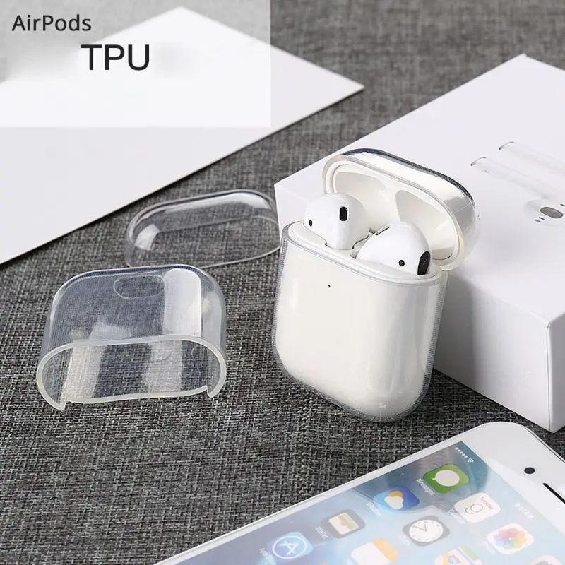 Universal Soft TPU Transparent Cover Earphone Protective Case Clear Skin For AirPods 1 2 Charging Box
Universal Soft TPU Transparent Cover Earphone Protective Case Clear Skin For AirPods 1 2 Charging Box