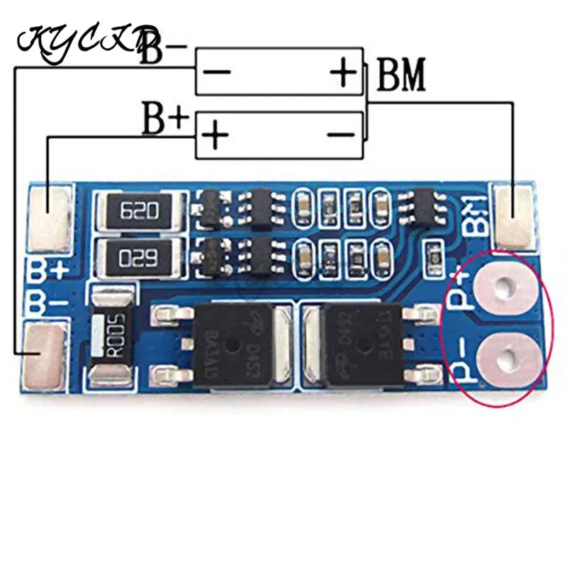 BMS 2S 8 4 в 7 В 8A 18650 Защитная плата зарядного устройства литиевой батареи эквалайзер