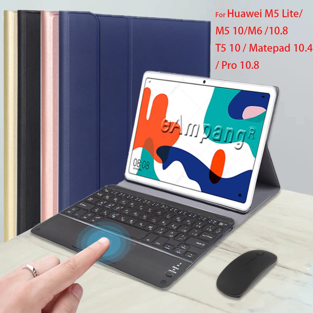 Case with Touchpad Keyboard For Huawei Matepad 10.4 T10s 10.1 Pro 10.8 Mediapad M5 10 Pro M6 10.8 M5 Lite 10 T5 With Mouse Cover
Case with Touchpad Keyboard For Huawei Matepad 10.4 T10s 10.1 Pro 10.8 Mediapad M5 10 Pro M6 10.8 M5 Lite 10 T5 With Mouse Cover