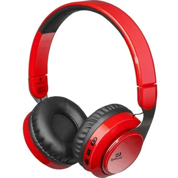Headset Redragon Sky R wireless, stereo, 20-20000 Hz, 115 dB, Bluetooth / MicroUSB / mini jack, 20-16000 Hz, -56 dB, color: red
Headset Redragon Sky R wireless, stereo, 20-20000 Hz, 115 dB, Bluetooth / MicroUSB / mini jack, 20-16000 Hz, -56 dB, color: red