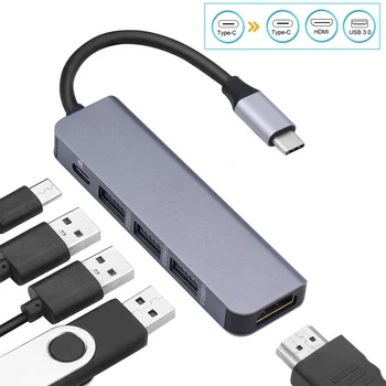 Basix USB C Hub 5 in 1 USB Type C Hub Adapter with 4K HDMI USB 3.0 PD Charging Multifunctional Adapter Hub for MacBook/Pro
Basix USB C Hub 5 in 1 USB Type C Hub Adapter with 4K HDMI USB 3.0 PD Charging Multifunctional Adapter Hub for MacBook/Pro