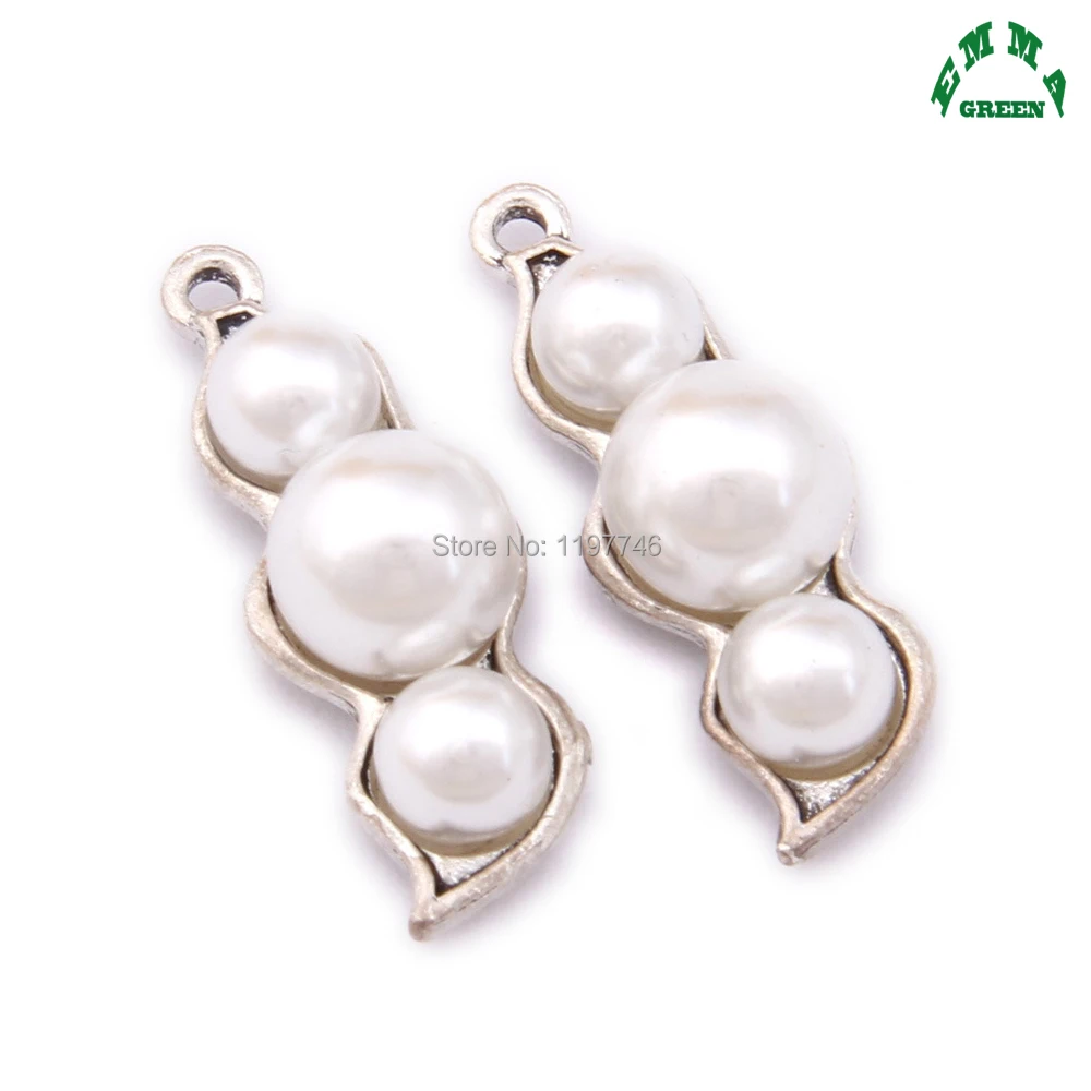 Pearl Bean Pendants Charms Charm Dangle Pendant 31mm 10pcs Antique Jewelry making Finding Components
Pearl Bean Pendants Charms Charm Dangle Pendant 31mm 10pcs Antique Jewelry making Finding Components