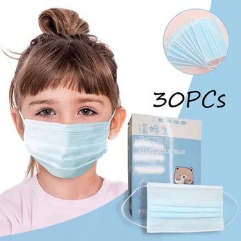 30PCs Children Disposable 3Ply Face Dustproof Anti-Fog Non-Woven Mask Ear Loop Face Masks Anti Dust Mouth Mask
30PCs Children Disposable 3Ply Face Dustproof Anti-Fog Non-Woven Mask Ear Loop Face Masks Anti Dust Mouth Mask
