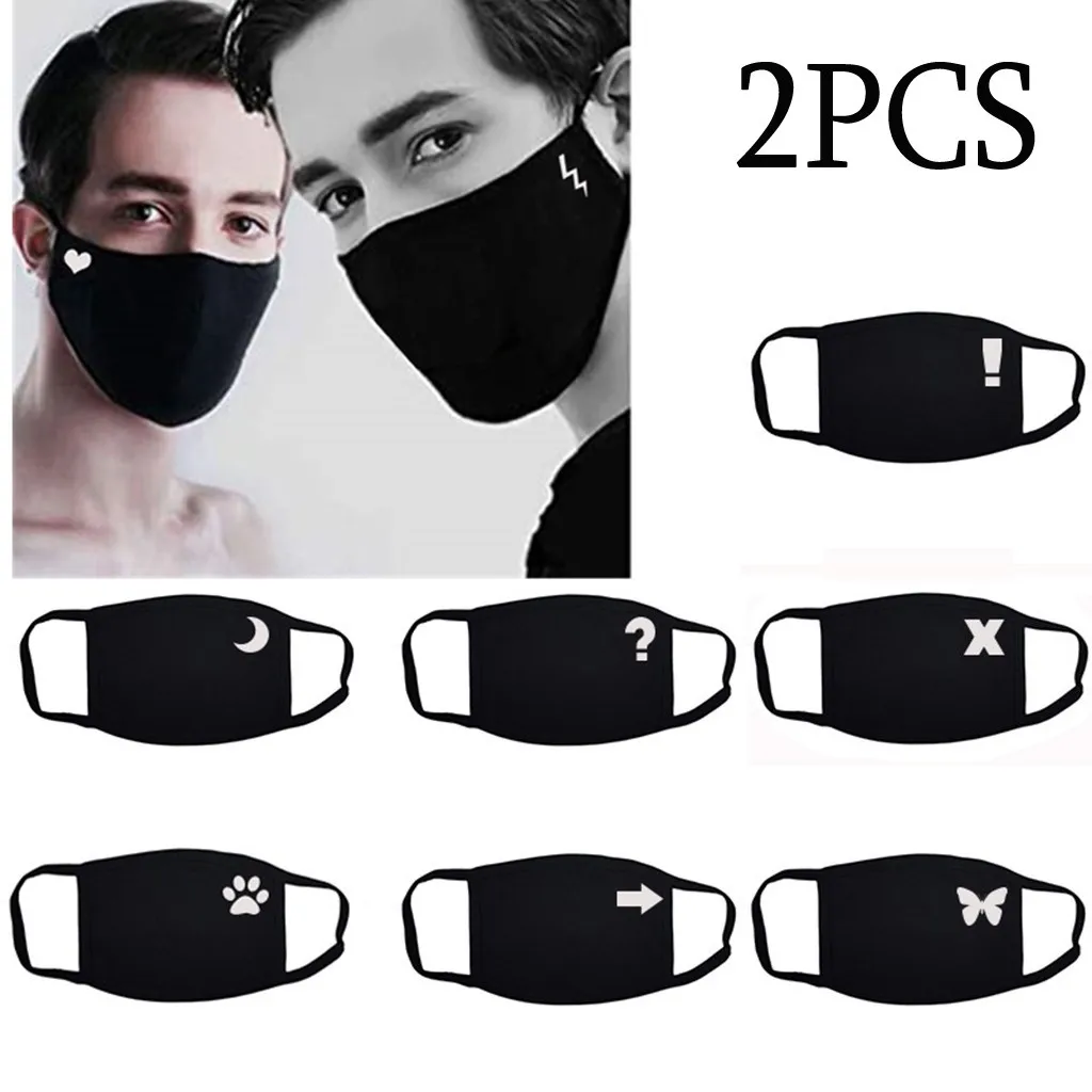 Unisex Washable and Reusable Mouth Face Warm Windproof Product Mask Print Fabric Comfortable Party 819 | Аксессуары для одежды