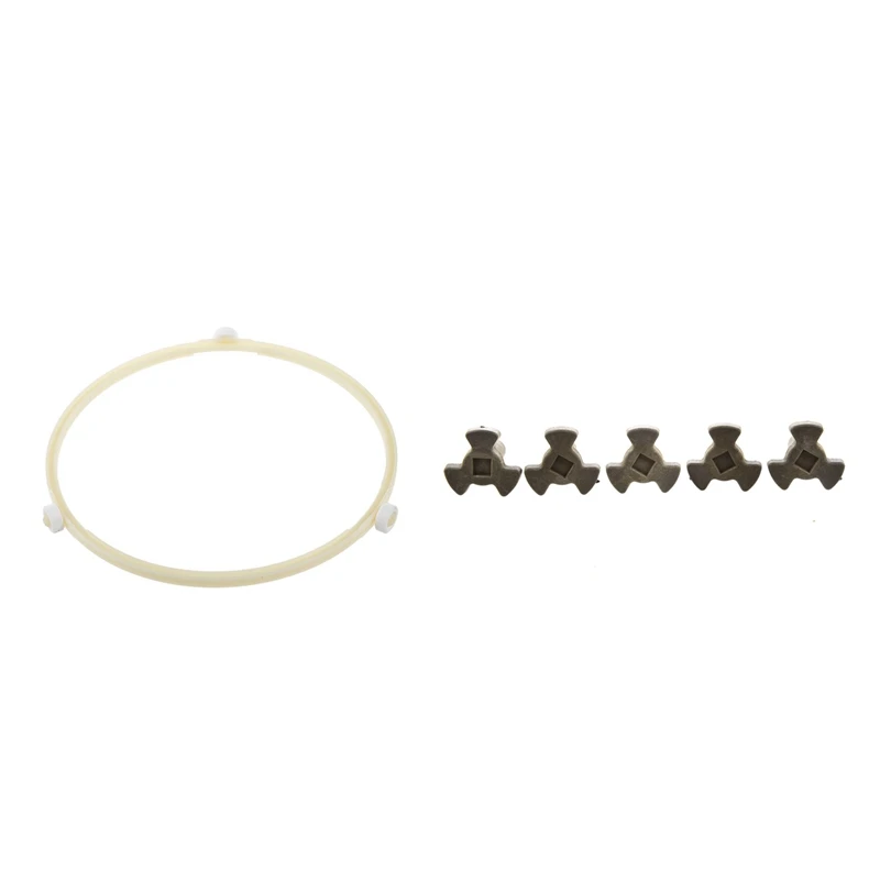 5 Pcs Replacement Part Plastic Microwave Oven Turntable Coupler & 1 Pcs Liquid Crystal Polymer Miniwave Oven Roller Ring Guide 1
5 Pcs Replacement Part Plastic Microwave Oven Turntable Coupler & 1 Pcs Liquid Crystal Polymer Miniwave Oven Roller Ring Guide 1