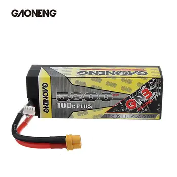 Original Gaoneng 11.1V 5200mAh 100C 3S XT60 Plug Lipo Battery For FPV Racing Drone RC Multirotor Spare Part DIY Accessories
Original Gaoneng 11.1V 5200mAh 100C 3S XT60 Plug Lipo Battery For FPV Racing Drone RC Multirotor Spare Part DIY Accessories