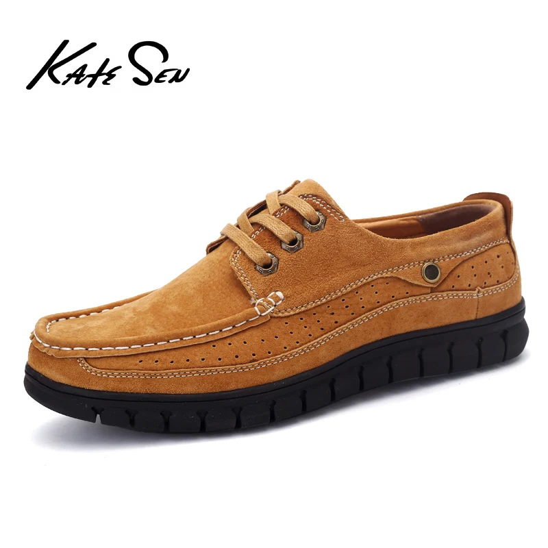 KATESEN Men shoes soft moccasins high-quality leather flat male casual shoes Men Outdoor Moccasin Boat shoes Handmade shoes
KATESEN Men shoes soft moccasins high-quality leather flat male casual shoes Men Outdoor Moccasin Boat shoes Handmade shoes