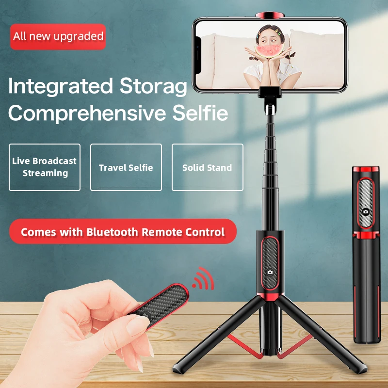 CUUWE Selfie Stick Tripod Portable One-Piece Universal Multifunction Mini Bluetooth Remote Control Desktop Live Boardcast Stand
CUUWE Selfie Stick Tripod Portable One-Piece Universal Multifunction Mini Bluetooth Remote Control Desktop Live Boardcast Stand