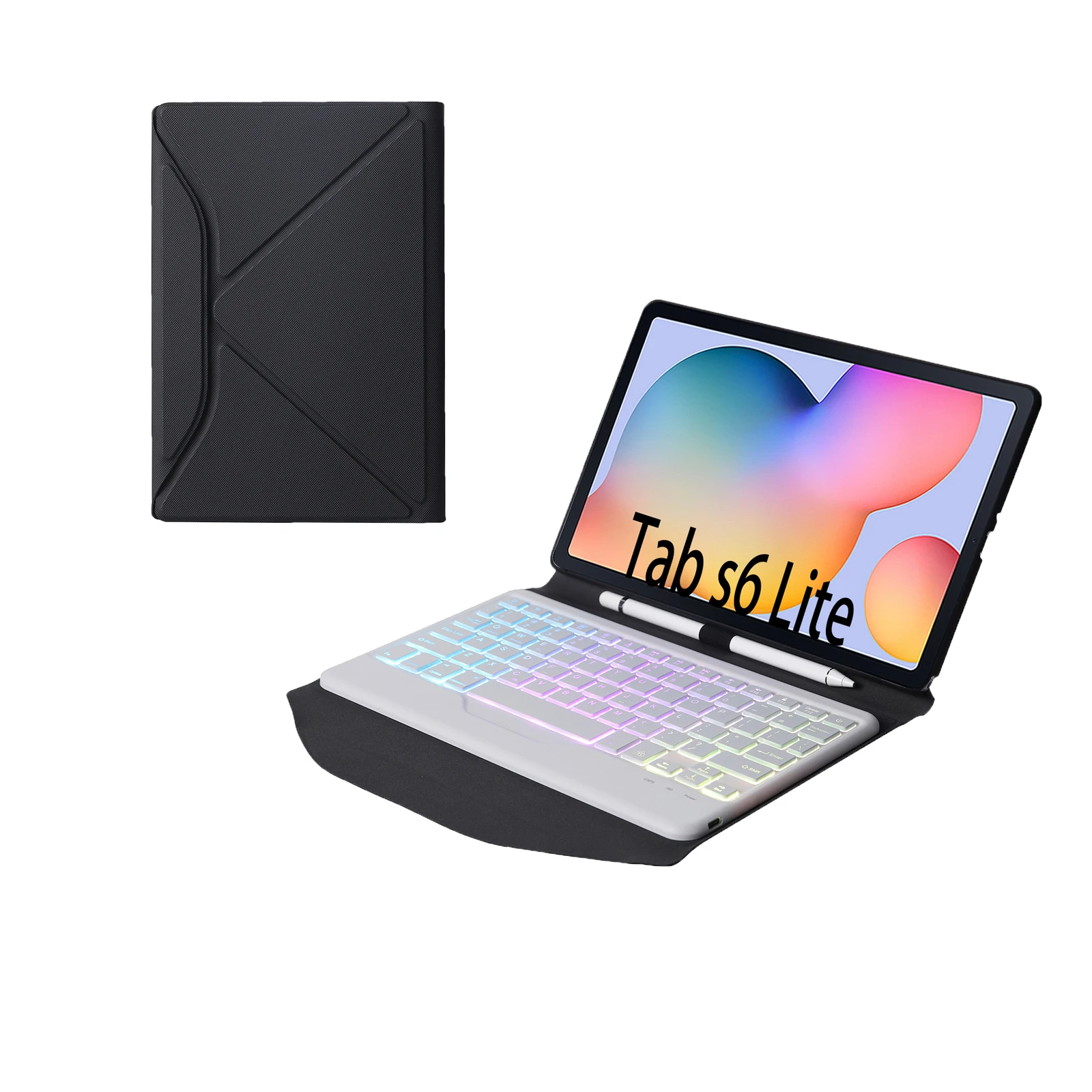 Треугольная задняя крышка с поддержкой для Samsung Galaxy Tab S6 Lite 10,4 P610 P615, съемный чехол с беспроводной Bluetooth клавиатурой
Треугольная задняя крышка с поддержкой для Samsung Galaxy Tab S6 Lite 10,4 P610 P615, съемный чехол с беспроводной Bluetooth клавиатурой