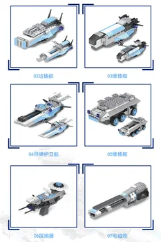 8 in 1 Military Star space Wars Spaceship Spacecraft Aircraft Model Building Blocks sets Bricks Educational kids toys Boys gifts
8 in 1 Military Star space Wars Spaceship Spacecraft Aircraft Model Building Blocks sets Bricks Educational kids toys Boys gifts