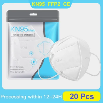 20 Pcs KN95 FFP2 Filtering Facial Face Masks Earloop Disposable Dustproof Safety Nonwoven FFP2 Dust Mask
20 Pcs KN95 FFP2 Filtering Facial Face Masks Earloop Disposable Dustproof Safety Nonwoven FFP2 Dust Mask