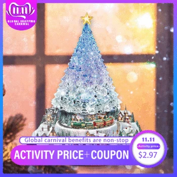 2PCS Christmas Tree Rotating Sculpture Train Decorations Paste Window Paste Stickers Pegatinas Christmas Decorations For Home
2PCS Christmas Tree Rotating Sculpture Train Decorations Paste Window Paste Stickers Pegatinas Christmas Decorations For Home