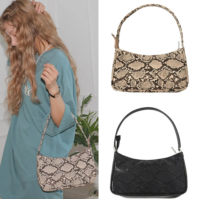 Niche Design Underarm Bag 2019 New Wave Pu Retro Snake Pattern Handbag Fashion Ladies Handcuffs Small Bag Baguette Bag OC781
Niche Design Underarm Bag 2019 New Wave Pu Retro Snake Pattern Handbag Fashion Ladies Handcuffs Small Bag Baguette Bag OC781