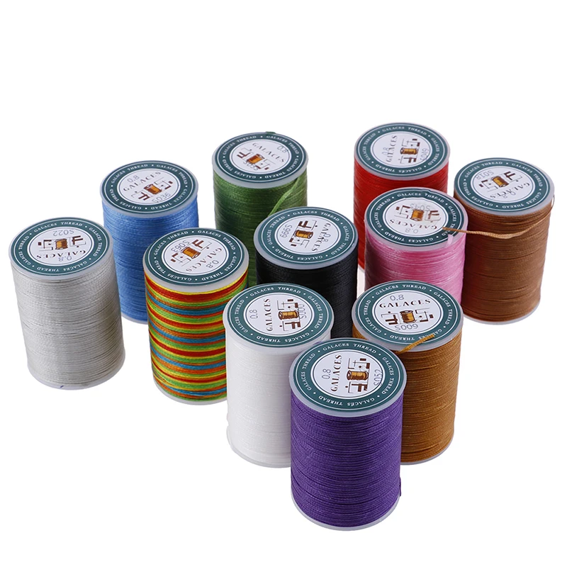 1PC 90 Meter Sewing Thread Polyester Cord Waxed Thread Leather 0.8mm for DIY Tool Hand Stitching Thread Multicolor
1PC 90 Meter Sewing Thread Polyester Cord Waxed Thread Leather 0.8mm for DIY Tool Hand Stitching Thread Multicolor
