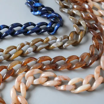 New Bag Chains Detachable Replacement Women Acrylic Chain Luxury Strap Resin Shoulder Clutch Chain 
New Bag Chains Detachable Replacement Women Acrylic Chain Luxury Strap Resin Shoulder Clutch Chain