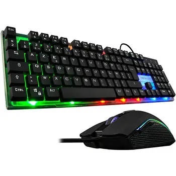 THE Zinc G-LAB Combo Pack Teclado Gaming USB mouse and mouse Multicolored backlight-Gaming QWERTY-includes N Anti-Ghosting
THE Zinc G-LAB Combo Pack Teclado Gaming USB mouse and mouse Multicolored backlight-Gaming QWERTY-includes N Anti-Ghosting