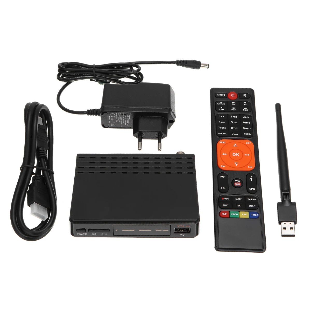 1SET V7S HD FTA Digital Receptor DVB-S2 WiFi Satellite TV Receiver 1080P Full HD Set-top Box W/ USB Antenna Remote Control
1SET V7S HD FTA Digital Receptor DVB-S2 WiFi Satellite TV Receiver 1080P Full HD Set-top Box W/ USB Antenna Remote Control