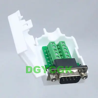 DHL/EMS 50 Sets*DB9 D-SUB VGA male adapter 9 Pin signals Terminal Breakout Plastic cover nut -h2
DHL/EMS 50 Sets*DB9 D-SUB VGA male adapter 9 Pin signals Terminal Breakout Plastic cover nut -h2
