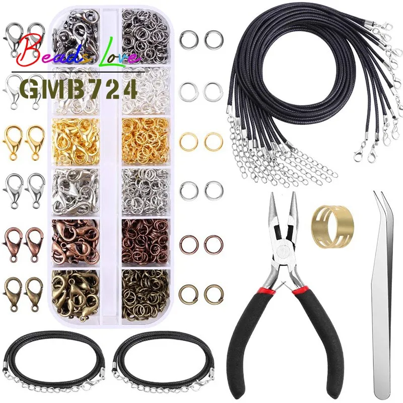Jewelry findings Set Jewelry Making Tools Lobster Clasps Open Jump Rings Jewelry Making Supplies Kit Handmade Diy Accessories
Jewelry findings Set Jewelry Making Tools Lobster Clasps Open Jump Rings Jewelry Making Supplies Kit Handmade Diy Accessories