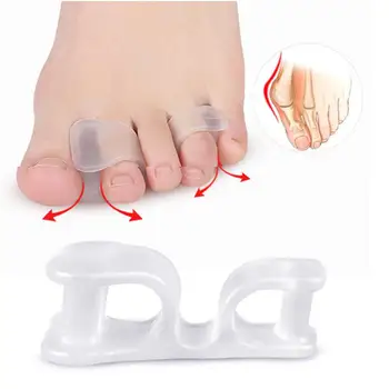 4 Pair Toe Separators Toe Straightener Hallux Valgus Corrector Foot Thumb Dividers Overlapping Toe Orthotics (Transparent)
4 Pair Toe Separators Toe Straightener Hallux Valgus Corrector Foot Thumb Dividers Overlapping Toe Orthotics (Transparent)