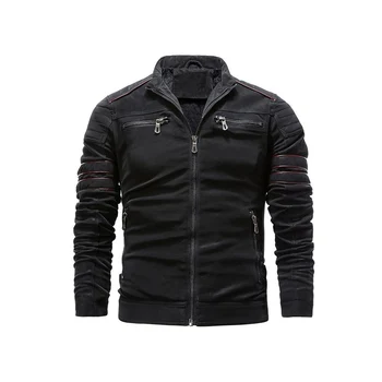 2020 Fall/Winter PU Brushed Suede Jackets Leather Motorcycle Jacket Men's Fashion Tide Jacket Coat Zipper Slim Casual Outwear
2020 Fall/Winter PU Brushed Suede Jackets Leather Motorcycle Jacket Men's Fashion Tide Jacket Coat Zipper Slim Casual Outwear