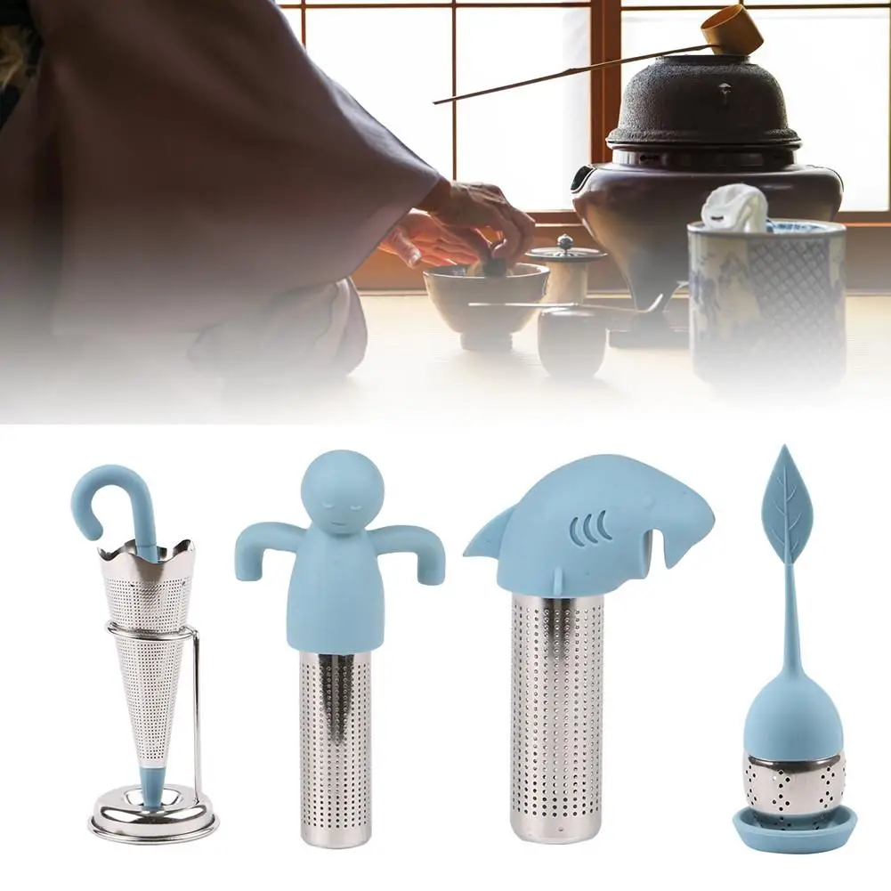 8 Style Silicone Tea Infuser Reusable Tea Strainer Sweet Leaf with Drop Tray Novelty Tea Ball Herbal Spice Filter Tea Tool
8 Style Silicone Tea Infuser Reusable Tea Strainer Sweet Leaf with Drop Tray Novelty Tea Ball Herbal Spice Filter Tea Tool