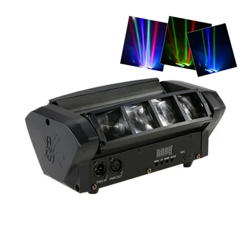 Mini LED Spider Light RGBW LED Beam Stage Effect Lights Sound Activated DMX512 Control DJ Disco Lighting For Wedding Home Party
Mini LED Spider Light RGBW LED Beam Stage Effect Lights Sound Activated DMX512 Control DJ Disco Lighting For Wedding Home Party
