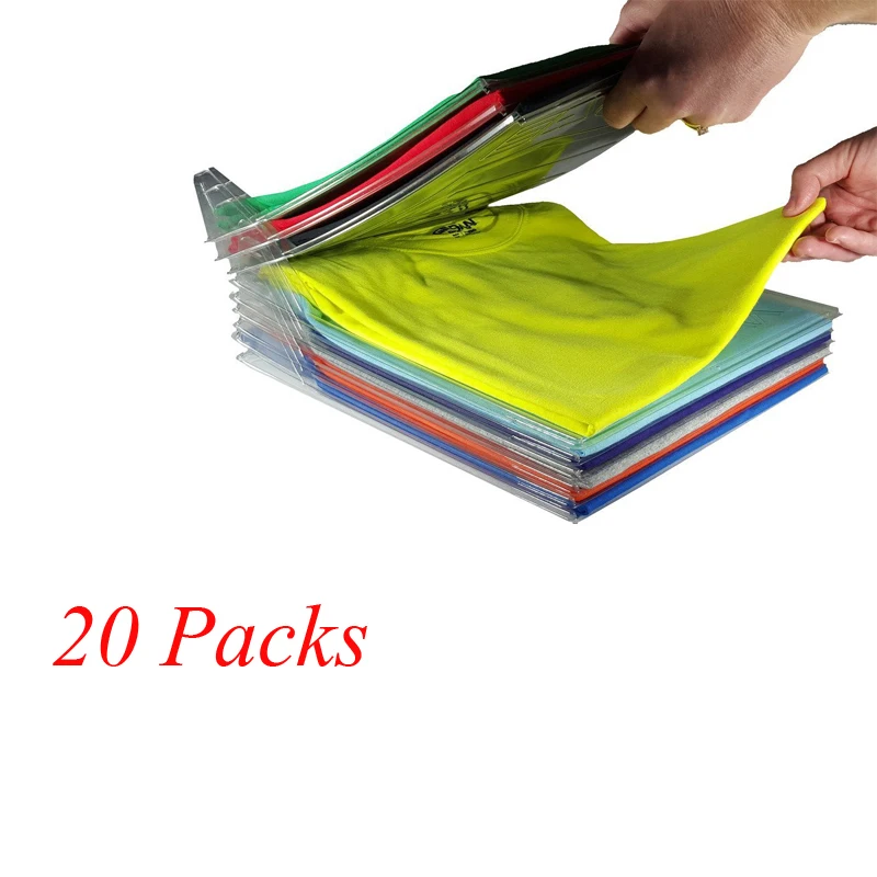 20Pcs Clothes Organizer T-shirt System Fold Board File Cabinet Organization Cloth Hanger Desktop File Storage Rack Bedroom
20Pcs Clothes Organizer T-shirt System Fold Board File Cabinet Organization Cloth Hanger Desktop File Storage Rack Bedroom
