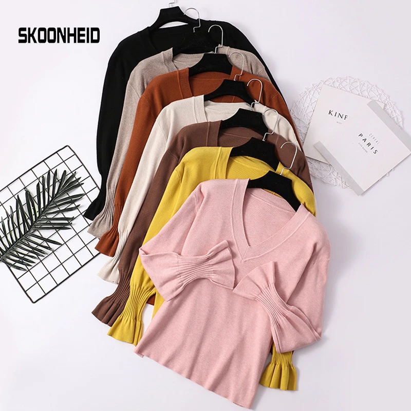 SKOONHEID Women Solid Split Knitted Sweater V Neck Warm Basic Knit Tops Casual Winter Loose Knitwear Korean Knitting Pullovers
SKOONHEID Women Solid Split Knitted Sweater V Neck Warm Basic Knit Tops Casual Winter Loose Knitwear Korean Knitting Pullovers