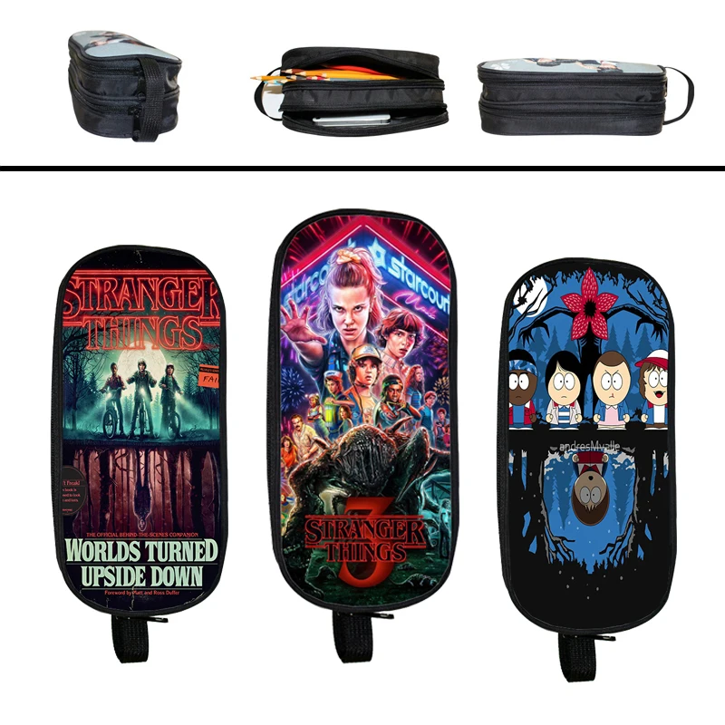 Stranger Things Pencil case Holder Boys Girls School Children Kids Cartoon Bag Women Cosmetic Cases Material Escolar Lapices 
Stranger Things Pencil case Holder Boys Girls School Children Kids Cartoon Bag Women Cosmetic Cases Material Escolar Lapices