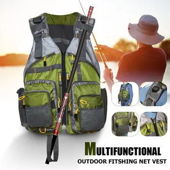 Fishing Vest Multi Pocket Breathable Waistcoat Hunting Hiking Fishing Mesh Vest Pack Sport Survival Utility Safety Waistcoat
Fishing Vest Multi Pocket Breathable Waistcoat Hunting Hiking Fishing Mesh Vest Pack Sport Survival Utility Safety Waistcoat