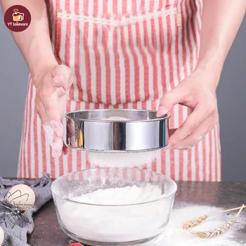 Sieve Filter Flour Sifter Home Baking Tool Screen Cloth 304 Stainless Steel Decimation Filter Screen Handheld Ultra-Fine
Sieve Filter Flour Sifter Home Baking Tool Screen Cloth 304 Stainless Steel Decimation Filter Screen Handheld Ultra-Fine