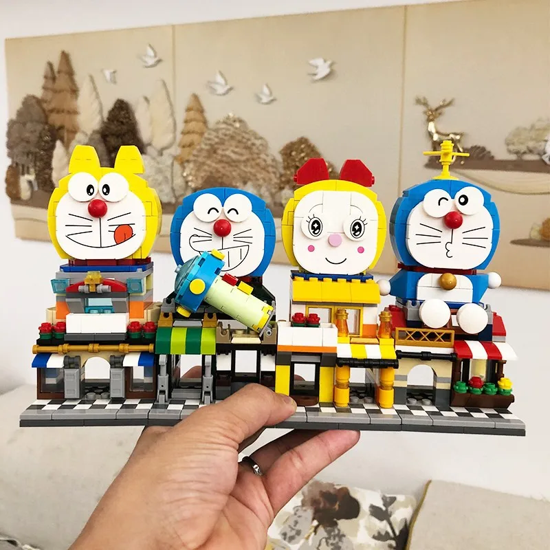 City Store Street View 4 In1Doraemon Dorami Architecture Model Creator Expert Building Blocks Diamond Bricks Toys for Boys Girls
City Store Street View 4 In1Doraemon Dorami Architecture Model Creator Expert Building Blocks Diamond Bricks Toys for Boys Girls