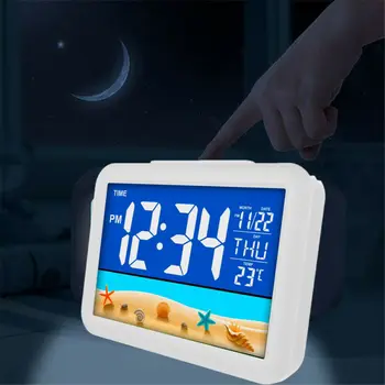 Digital LED Display Desktop Digital Table Clocks Clock 12H/24H Alarm Snooze Function Thermometer humidity Alarm Calendar Weather
Digital LED Display Desktop Digital Table Clocks Clock 12H/24H Alarm Snooze Function Thermometer humidity Alarm Calendar Weather