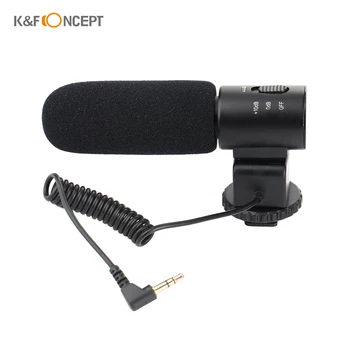 K&F CONCEPT CM-500 Metal Cardioid Directional Condenser Video Microphone Interview Mic for DSLR Camera Camcorder
K&F CONCEPT CM-500 Metal Cardioid Directional Condenser Video Microphone Interview Mic for DSLR Camera Camcorder