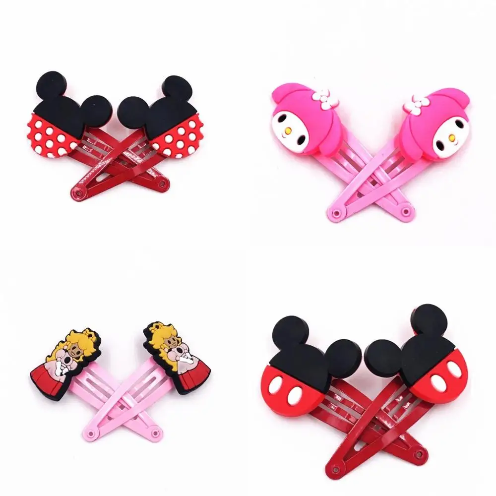 2Pcs Mickey Minnie Mouse Cartoon Hair Clips Princess Headwear Hair Pins For Kids accesorios para el cabello Girls Gift
2Pcs Mickey Minnie Mouse Cartoon Hair Clips Princess Headwear Hair Pins For Kids accesorios para el cabello Girls Gift