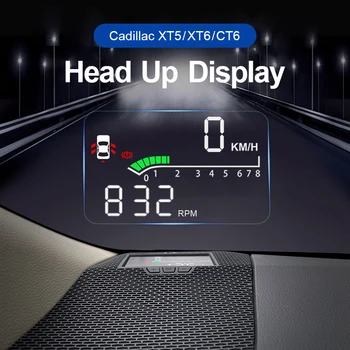 Dedicated HUD Display Head-up Display Specialized For Cadillac XT5 XT6 CT6 Windshield Projection GPS Speedometer Start With Car
Dedicated HUD Display Head-up Display Specialized For Cadillac XT5 XT6 CT6 Windshield Projection GPS Speedometer Start With Car