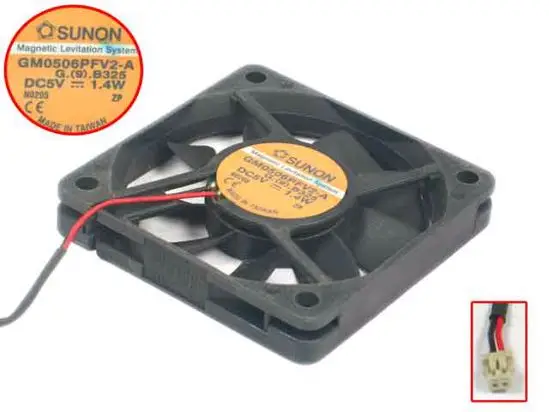 SUNON GM0506PFV2-A G.(9).B325 DC 5V 1,4 W 60x60x10mm 2-проводной Вентилятор охлаждения сервера
SUNON GM0506PFV2-A G.(9).B325 DC 5V 1,4 W 60x60x10mm 2-проводной Вентилятор охлаждения сервера