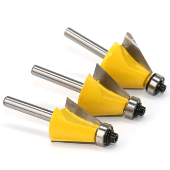 3Pcs Chamfer Edge Forming Router Bit Sets Woodworking Tool 15/22.5/30 Degree 1/4" Shank
3Pcs Chamfer Edge Forming Router Bit Sets Woodworking Tool 15/22.5/30 Degree 1/4" Shank