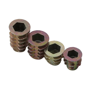 50Pcs/set Zinc Alloy Thread For Wood Insert Nut Flanged Hex Drive Head Furniture Nuts Furniture Hardware
50Pcs/set Zinc Alloy Thread For Wood Insert Nut Flanged Hex Drive Head Furniture Nuts Furniture Hardware