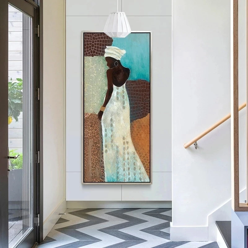 Best Handmade Africa girl Oil Painting Wall Art Modern oil painting Figure Picture Canvas art Home Decoration For Living Room
Best Handmade Africa girl Oil Painting Wall Art Modern oil painting Figure Picture Canvas art Home Decoration For Living Room