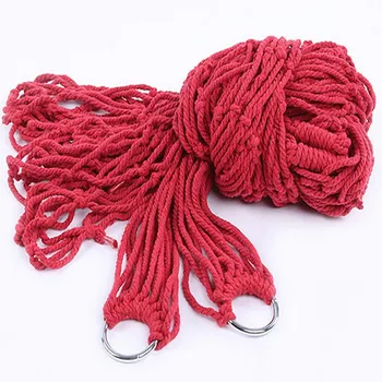 1pc Of Portable Mesh Hammock Nylon Swing Hang Net Sleeping Bed Hamaca Parachute For Outdoor Travel Camping Garden Hangmat
1pc Of Portable Mesh Hammock Nylon Swing Hang Net Sleeping Bed Hamaca Parachute For Outdoor Travel Camping Garden Hangmat