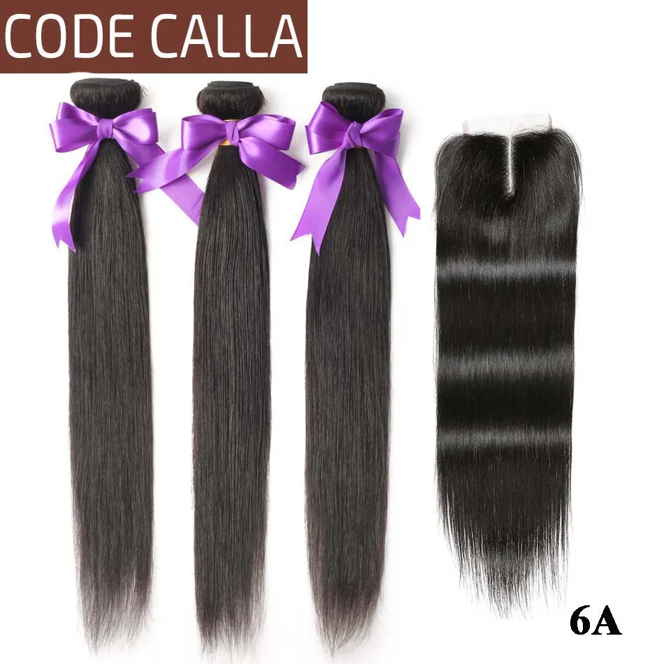 Code Calla Straight Hair Bundles With 4X4 Lace Closure Peruvian 6A Grade Remy Human Hair Bundles Weave Extensions For African
Code Calla Straight Hair Bundles With 4X4 Lace Closure Peruvian 6A Grade Remy Human Hair Bundles Weave Extensions For African
