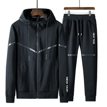 New Fashion Men'S Sportswear Suits Slim Fit Spring Autumn Sets Hoodie Coat +Ankle Length Pants Young Male Tracksuit Clothes
New Fashion Men'S Sportswear Suits Slim Fit Spring Autumn Sets Hoodie Coat +Ankle Length Pants Young Male Tracksuit Clothes