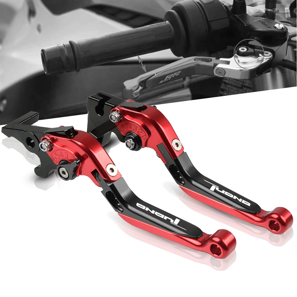 Motocycle Accessorise CNC Aluminum Adjustable Folding Brake Clutch Levers For Aprilia Tuono 2003-2007 Tuono R Tuono/R 2003-2009
Motocycle Accessorise CNC Aluminum Adjustable Folding Brake Clutch Levers For Aprilia Tuono 2003-2007 Tuono R Tuono/R 2003-2009