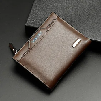Fashion men's wallet solid color PU retro wallet short design open two-fold multi-function wallet casual multi-card clutch
Fashion men's wallet solid color PU retro wallet short design open two-fold multi-function wallet casual multi-card clutch