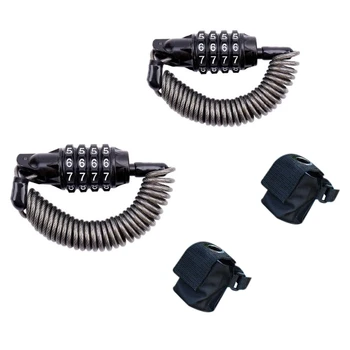 Motorcycle Helmet Password Lock Cable Lock, Bicycle Helmet Anti-Theft Password Lock, Padlock Retractable Storage Bag
Motorcycle Helmet Password Lock Cable Lock, Bicycle Helmet Anti-Theft Password Lock, Padlock Retractable Storage Bag
